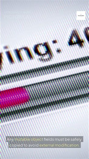 Immutable Class in Java #coding #javalanguage #programming #immutable class #java #tutorial