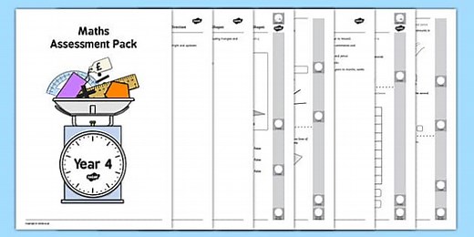 Year 4 Maths Assessment Pack Term 2