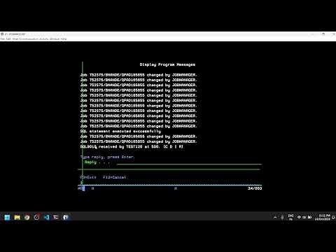 RUNSQLSTM - Basic CL Commands in IBM i (AS400)