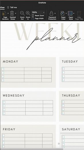 Create an aesthetic To-Do List in Microsoft OneNote