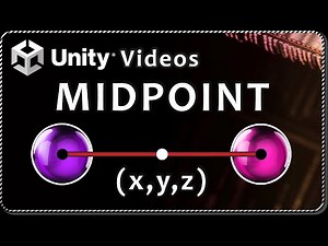 How to FIND the CENTER POINT between two objects in Unity
