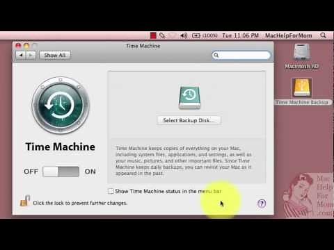 How to set up Time Machine backups to an external USB drive