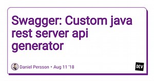 Swagger: Custom java rest server api generator