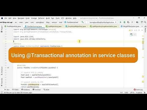 Tip: Using @Transactional Annotation in Service Classes - Important to Know