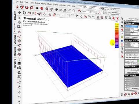 Ecotect Analysis - Designing for Thermal Comfort