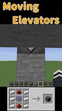 【Minecraft】ブロックもサイズも思いのままのエレベーターが作れるMOD『Moving Elevators』の紹介！！【MOD紹介】#shorts