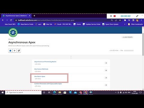 Use Batch Apex || Asynchronous Apex || Salesforce