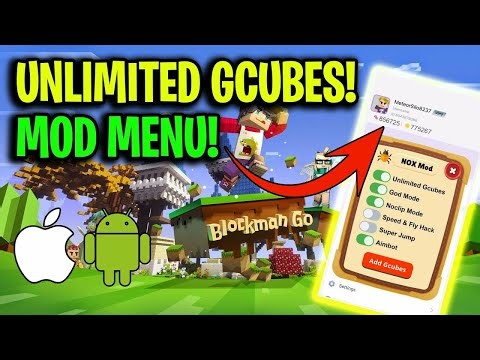 Blockman Go Mod Menu Apk for UNLIMITED Gcubes🔥 iOS, Android Blockman Go Hack 2025 Admin Panel