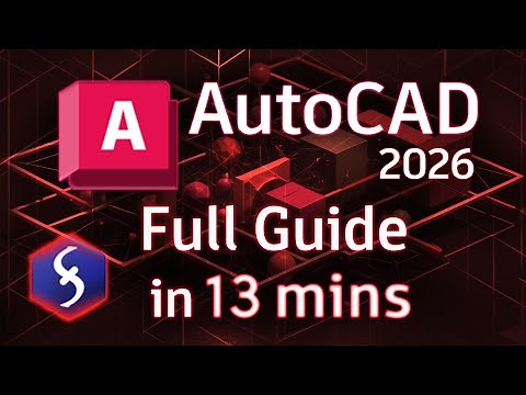 AutoCAD - Tutorial for Beginners in 13 MINUTES! [ FULL GUIDE 2026 ]