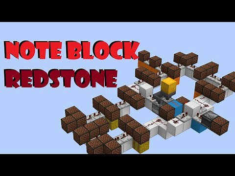 NOTE BLOCK Redstone - Minecraft