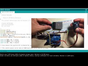Using an 8x8 LED Matrix with Arduino Tutorial
