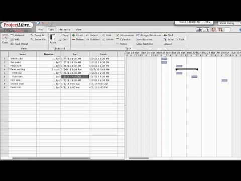 The Basics of ProjectLibre