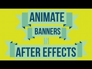 Animate On Banners - Adobe After Effects tutorial