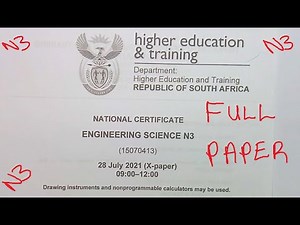 Engineering Science N3 JULY 2021 FULL PAPER @mathszoneafricanmotives