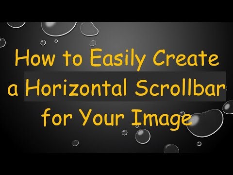 How to Easily Create a Horizontal Scrollbar for Your Image