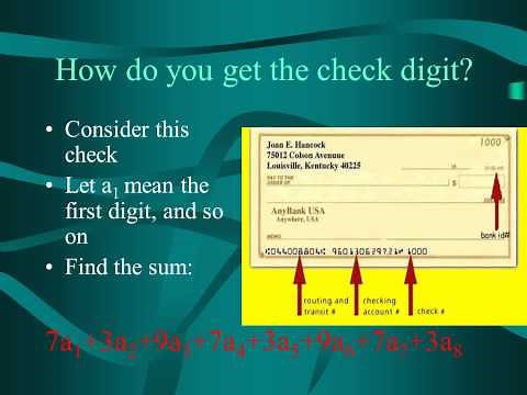 3 Ways to Calculate the Check Digit of a Routing Number from an Illegible Check