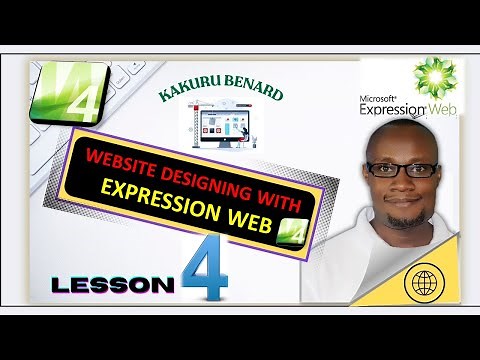 Lesson 4 | UNEB ICT Sample Item 2 on Website Design attempted Using Expression Web 4