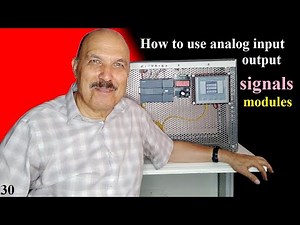 How to use analog input/output signals modules | Lesson 30