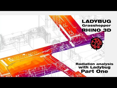 Radiation analysis with Ladybug in GH Rhino3d Part 01 | Tutorial 06
