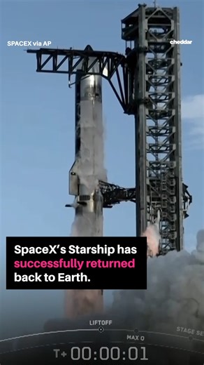 After several failures, SpaceX is marking a successful launch for its mega rocket Starship. 🚀 Starship’s 10th test flight was launched Tuesday night. Within just over an hour, the rocket completed the first-ever deployment of a test payload into space and splashed down into the Indian Ocean. | cheddar news