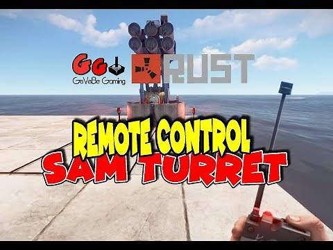 Rust Electricity Tutorial - Remote Control SAM Turret