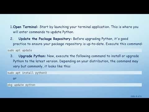 How to Update Python 3.6 on Linux