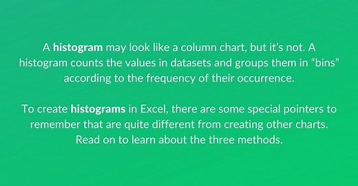 How to Create a Histogram in Excel