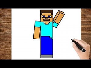 How To Draw Steve Minecraft