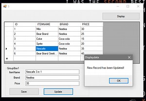 Updating Records in MS Access Using VB.Net