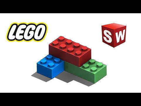 Lego Brick SolidWorks Tutorial