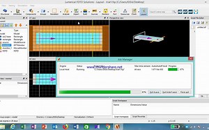 FDTD Episode-3 Simple design of waveguide & substrate using Lumerical FDTD simul