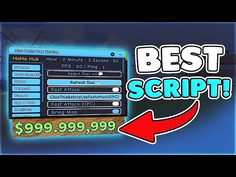 😮Blox Fruits Script/Hack | Fast Auto Farm, Fruit Sniper!