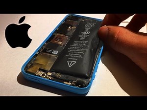 Opening dangerous swollen iphone battery