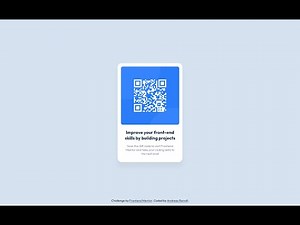 Creating a simple QR code component with HTML and CSS