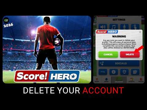 How to Delete Your Account on Score Hero (2026) | Step-by-Step Tutorial