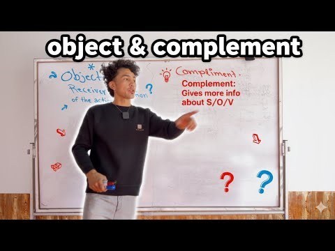 Object vs complement ( تفاوت بین مفعول و تکمیل کننده )