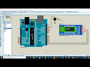 Arduino programming for bluetooth in proteus || part - 1