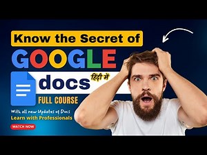 Google Docs Full course 2024 | What is Google Docs | Google Docs Tutorial Google Workspace ‪@Google‬