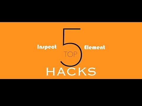 Top 5 BEST Inspect Element HACKS!