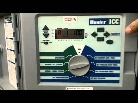 How to program hunter ICC controller - Sprinkler Repair