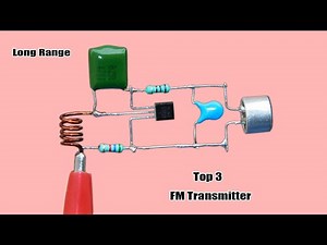 Top 3 FM Transmitter Circuit, Long Range FM Transmitter