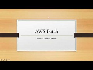 Aws Batch Service In Detail