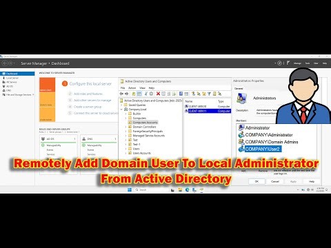 How To Remotely Add Domain User To Local Administrators From Active Directory Windows Server 2025