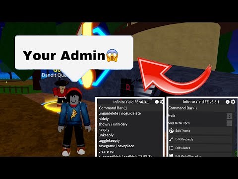 500+ Command Roblox Admin Script (Includes Infinite Yield & FE GUI!)