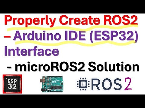 Properly Create ROS2-Arduino IDE (ESP32) Interface - Solution Based on the microROS2 Library