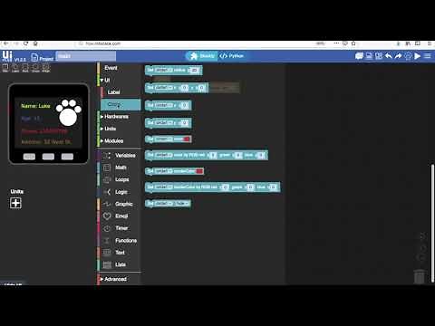 M5Stack UI Flow Displaying Graphics Tutorial