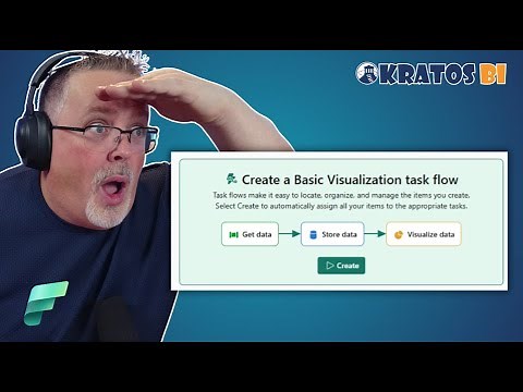 NEW Visual Task Flows in Microsoft Fabric