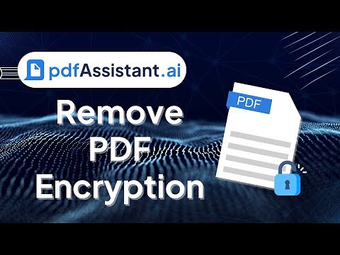 How to Remove Encryption From a PDF Online