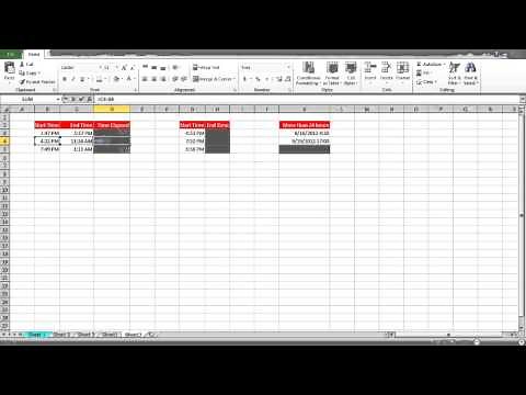 How to Calculate Time Difference in Excel