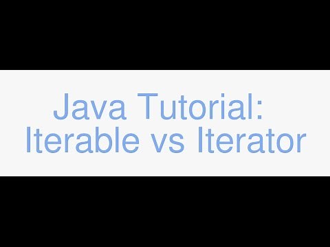 Java Iterable vs Iterator tutorial and code